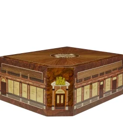 Audley House Marquetry Humidor In Natural