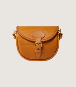 Bridle Leather Cartridge Bag In Tan