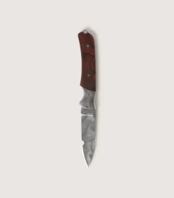 Falcon Folding Knife With Damascus Blade