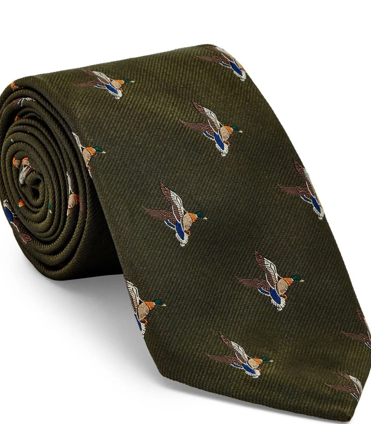 Landing Duck Tie In Khaki