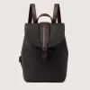 Leather Backpack Ghillie In Dark Brown