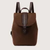 Leather Backpack Ghillie In Cognac