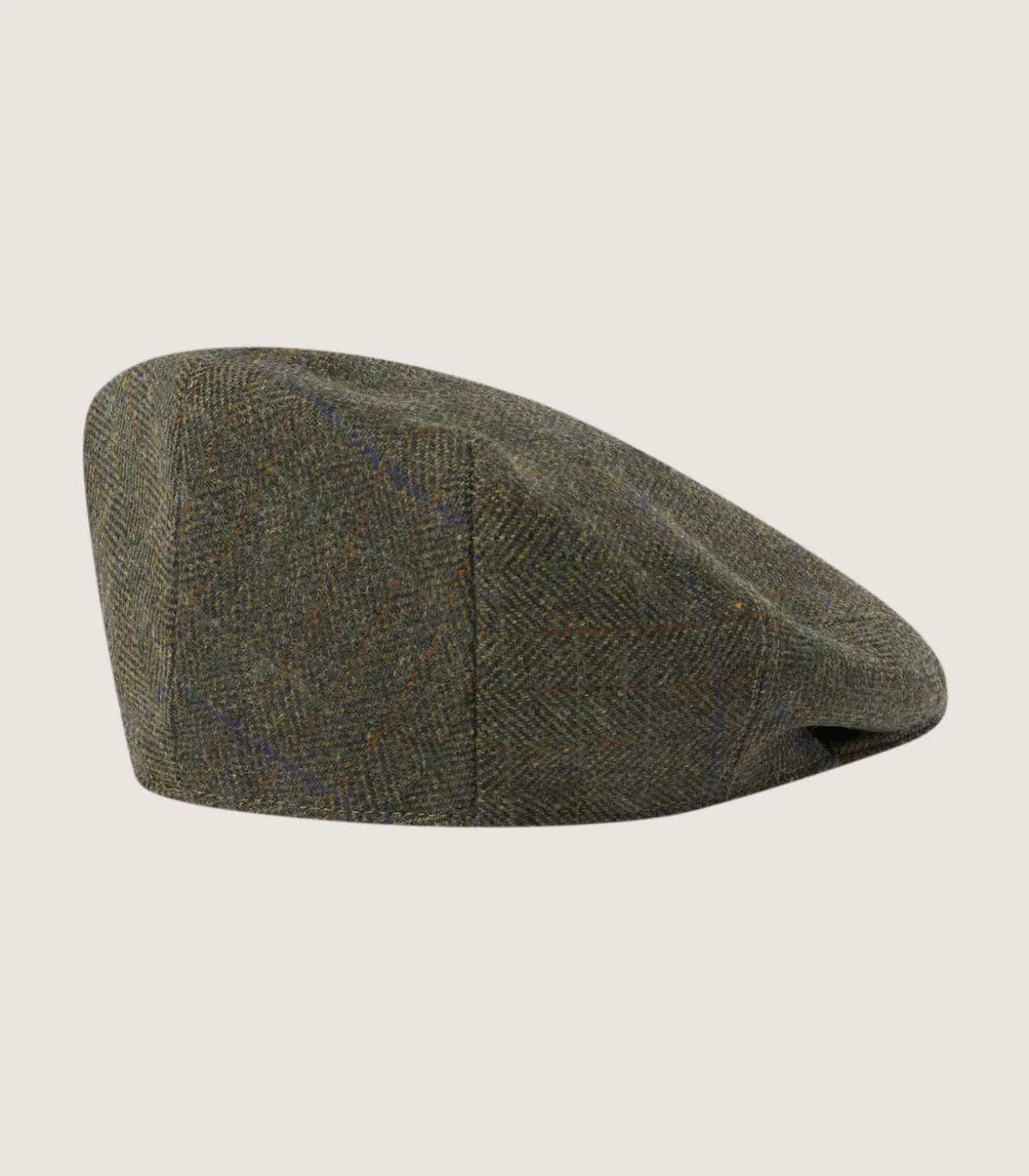 Litton Short Peak Tweed Cap In Strathbeg