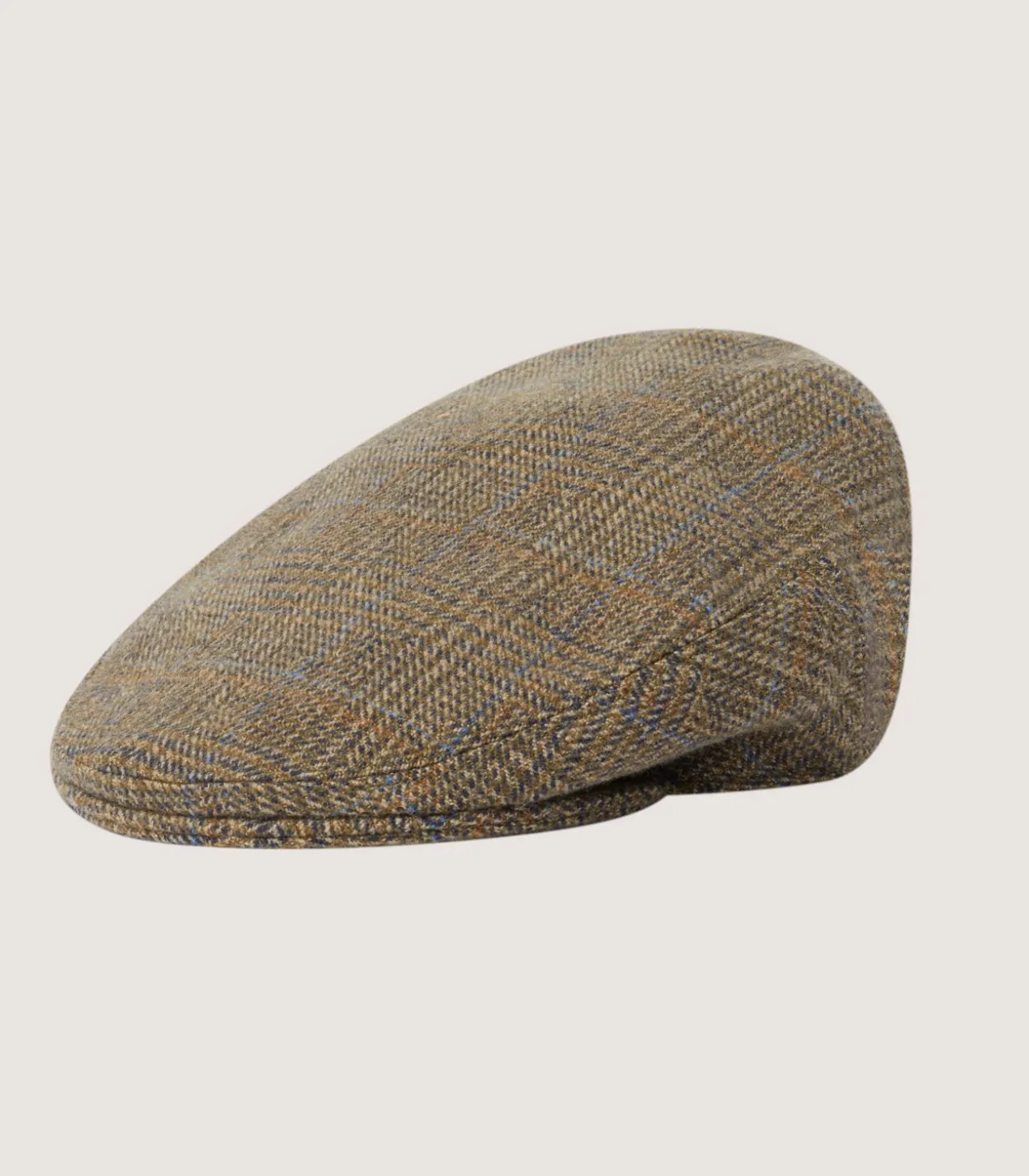 Litton Short Peak Tweed Cap In Morlich