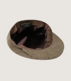 Litton Short Peak Tweed Cap In Morlich