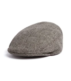 Litton Short Peak Tweed Cap In Lerwick