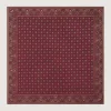 Madder Pocket Square In Wine