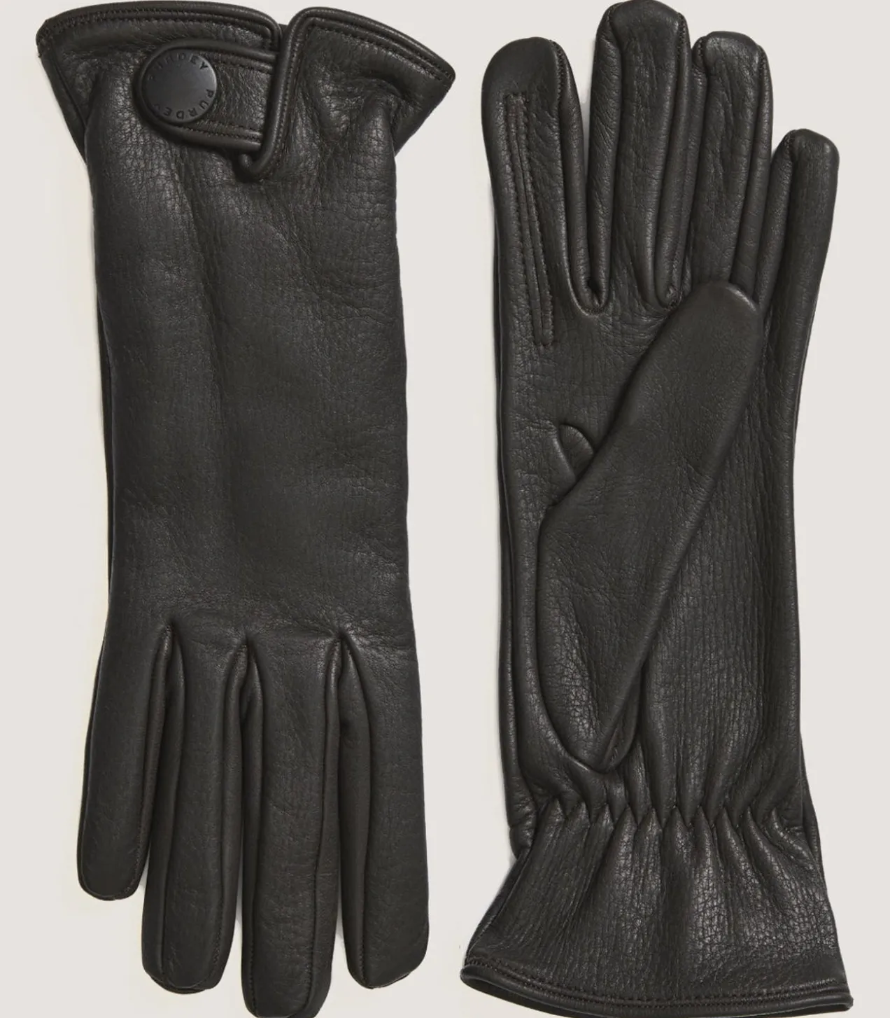 Men'S Cashmere Lined Deerskin Sporting Gloves - Left Hand Trigger In D