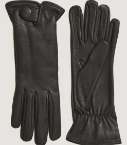 Men'S Cashmere Lined Deerskin Sporting Gloves - Right Hand Trigger In