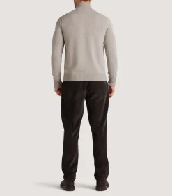 Men'S Cashmere Quarter Zip Sweater