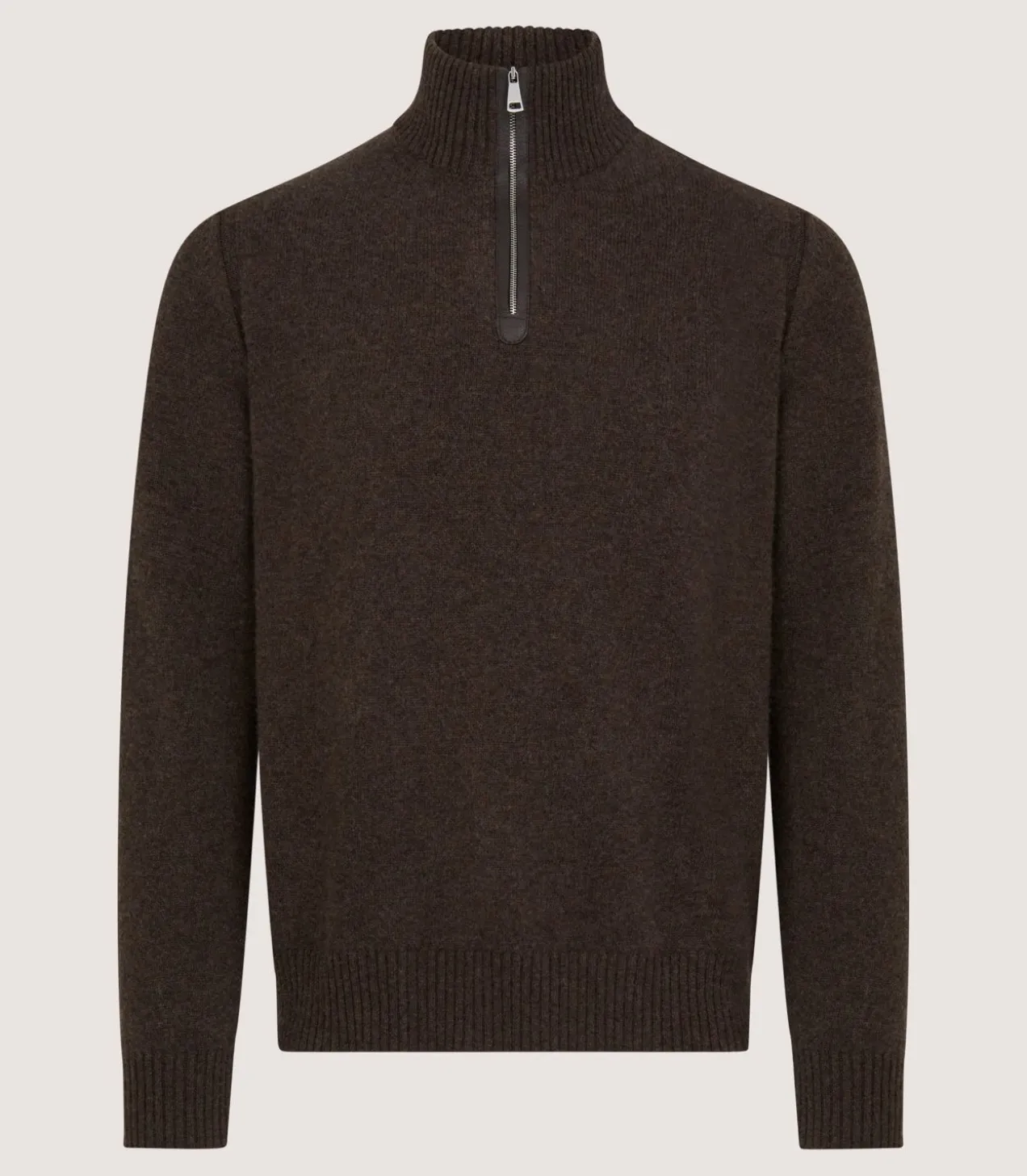 Men'S Cashmere Quarter Zip Sweater