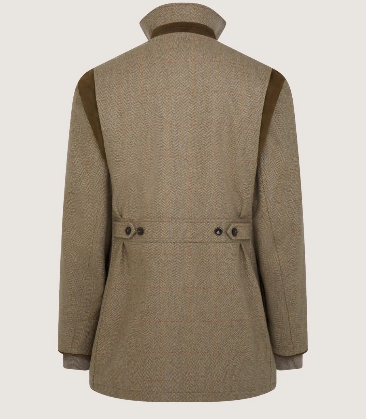 Men'S Cashmere Tweed Raglan Field Coat