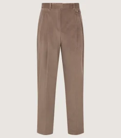 Men'S Double Buckle Cord Trousers