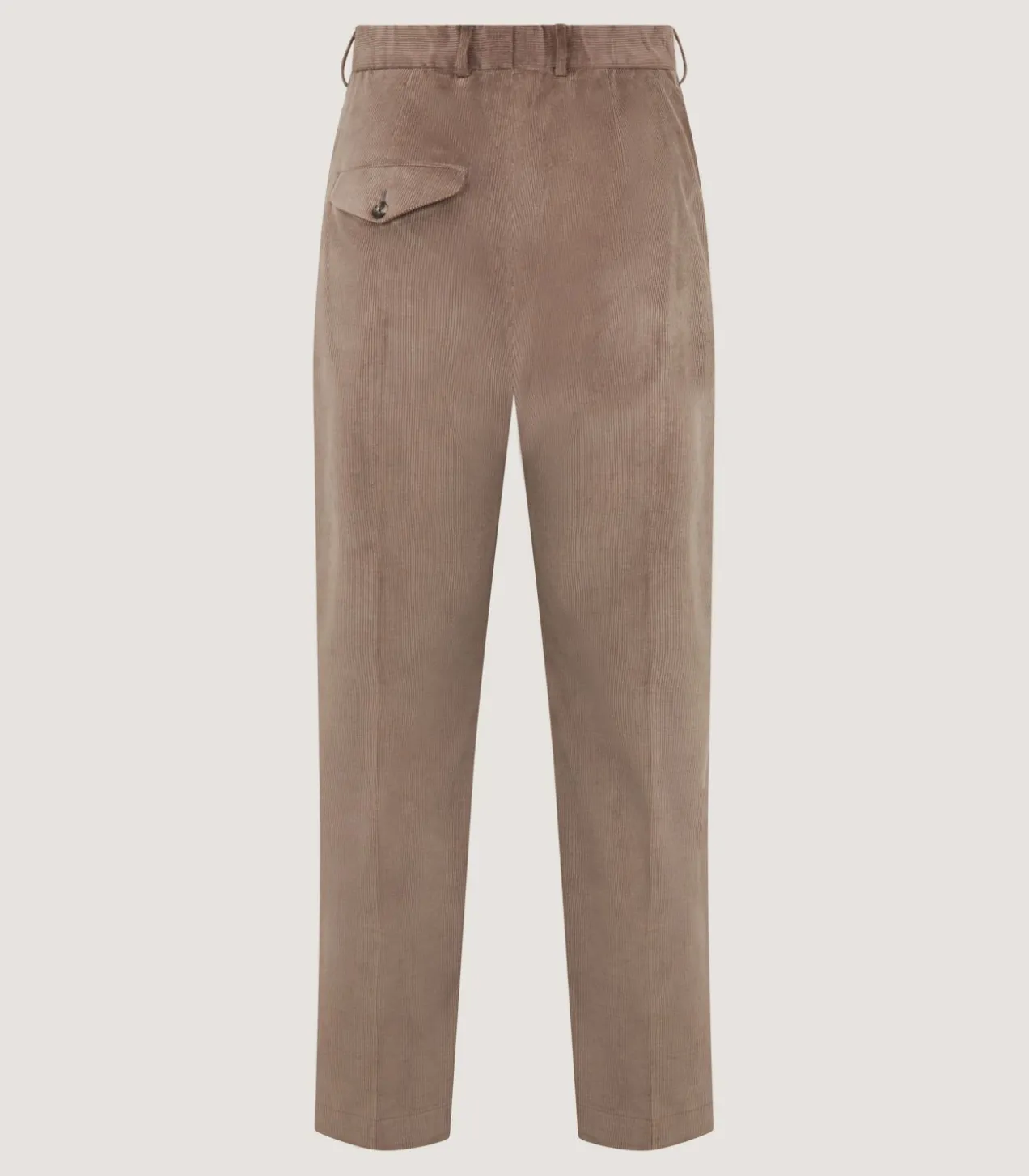 Men'S Double Buckle Cord Trousers