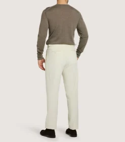 Men'S Double Buckle Cord Trousers