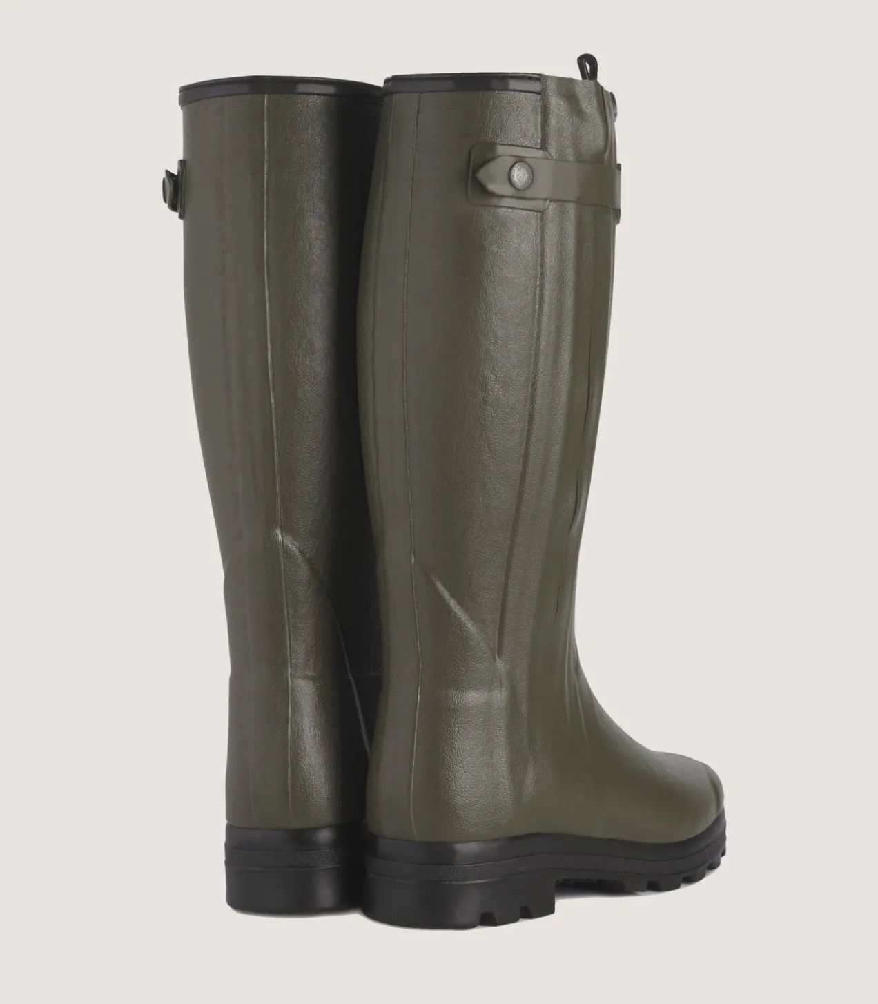 Men'S Le Chameau Chasseur Wool Lined Boot In Dark Green