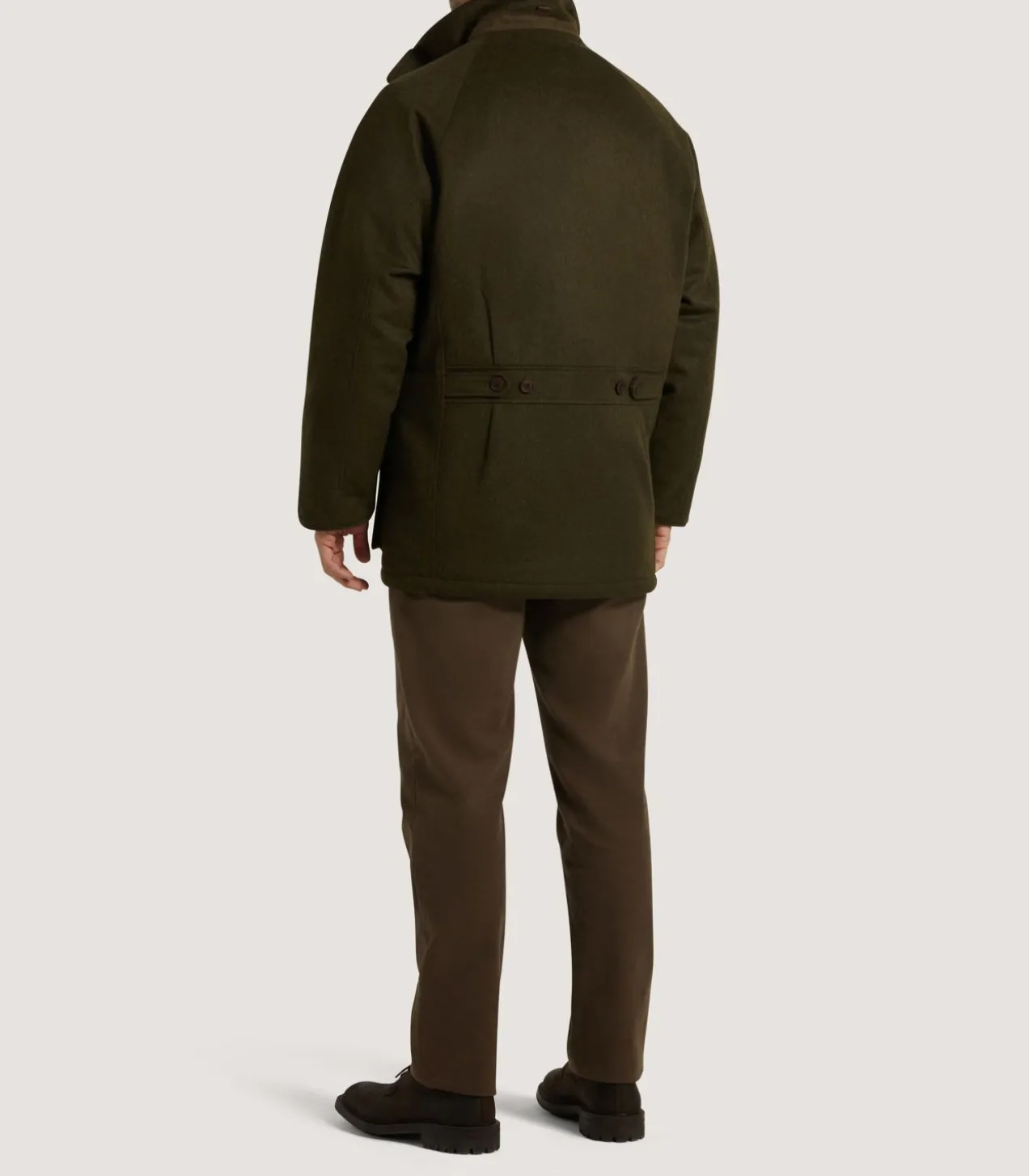 Men'S Loden Raglan Field Coat