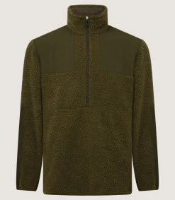 Men'S Merino Lux Half Zip Sporting Fleece