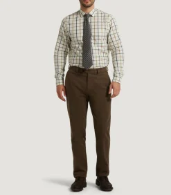 Men'S Moleskin Flat Front Sporting Trouser