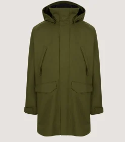 Men'S Northumberland 2-In-1 Lightweight Coat In Pine Green