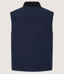 Men'S Padded Purdey Gilet In Navy