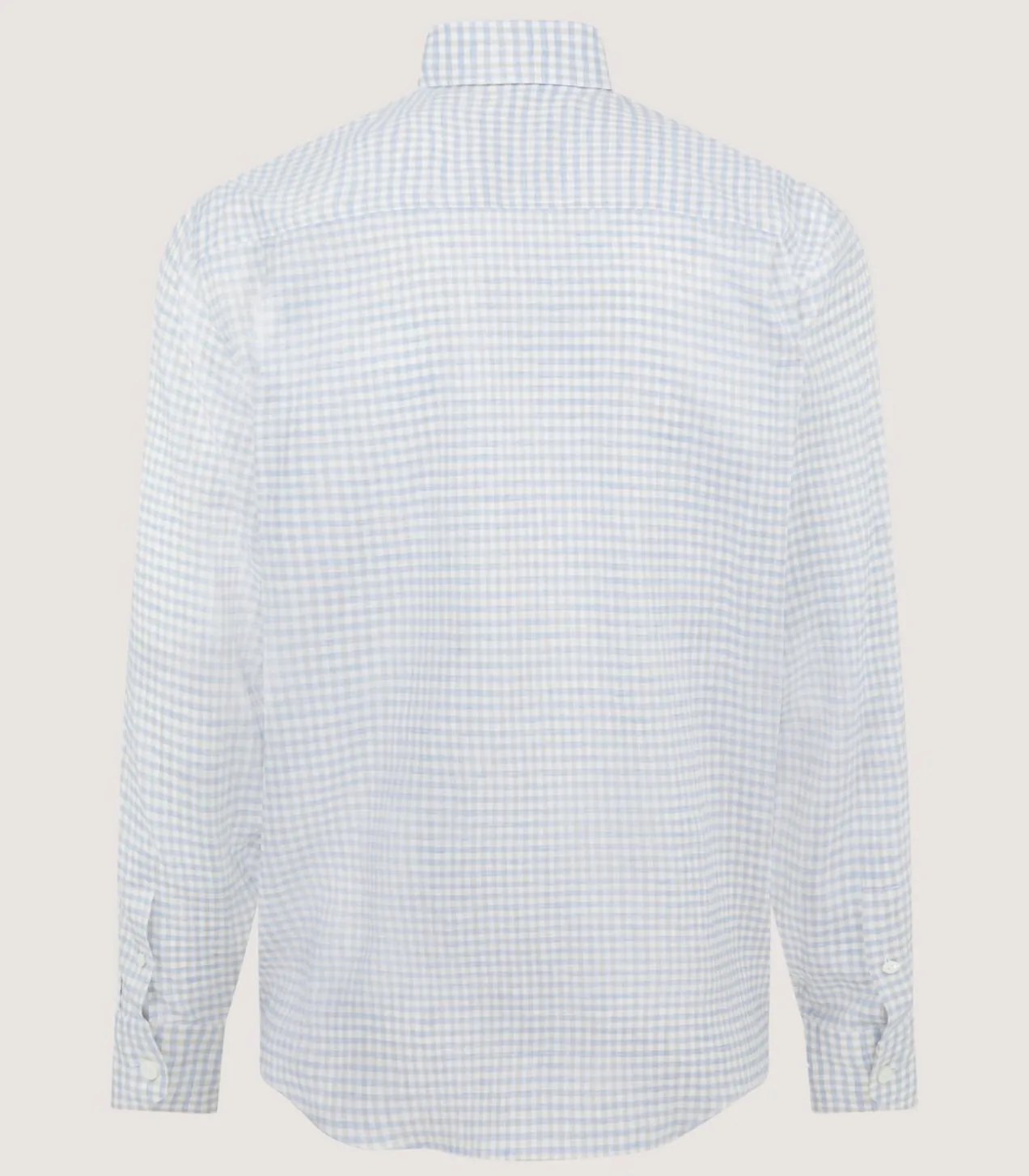 Men'S Pale Indigo Double Pocket Shirt