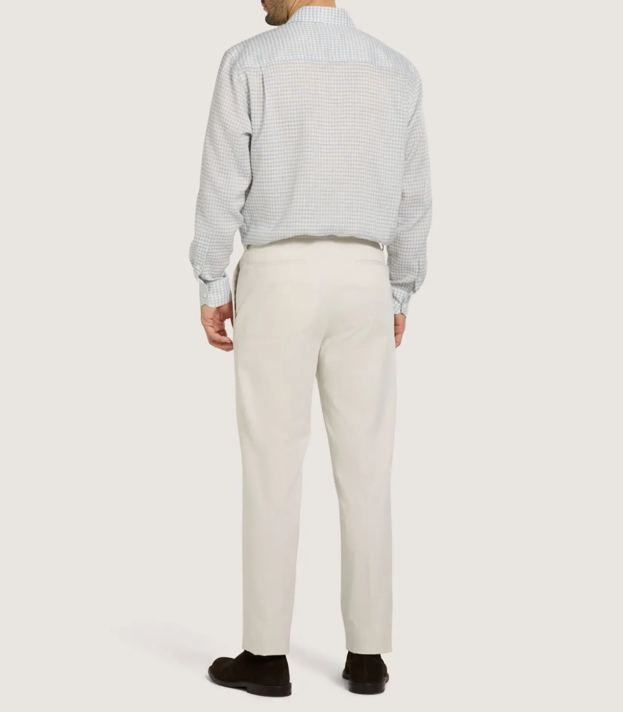 Men'S Pale Indigo Double Pocket Shirt