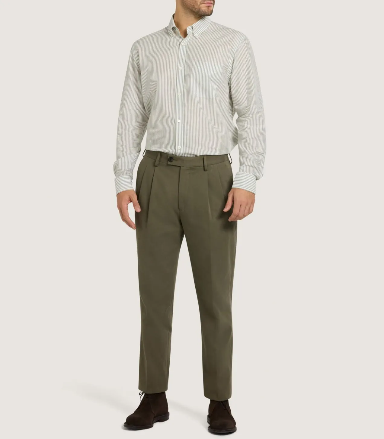 Men'S Sage Button Down Shirt