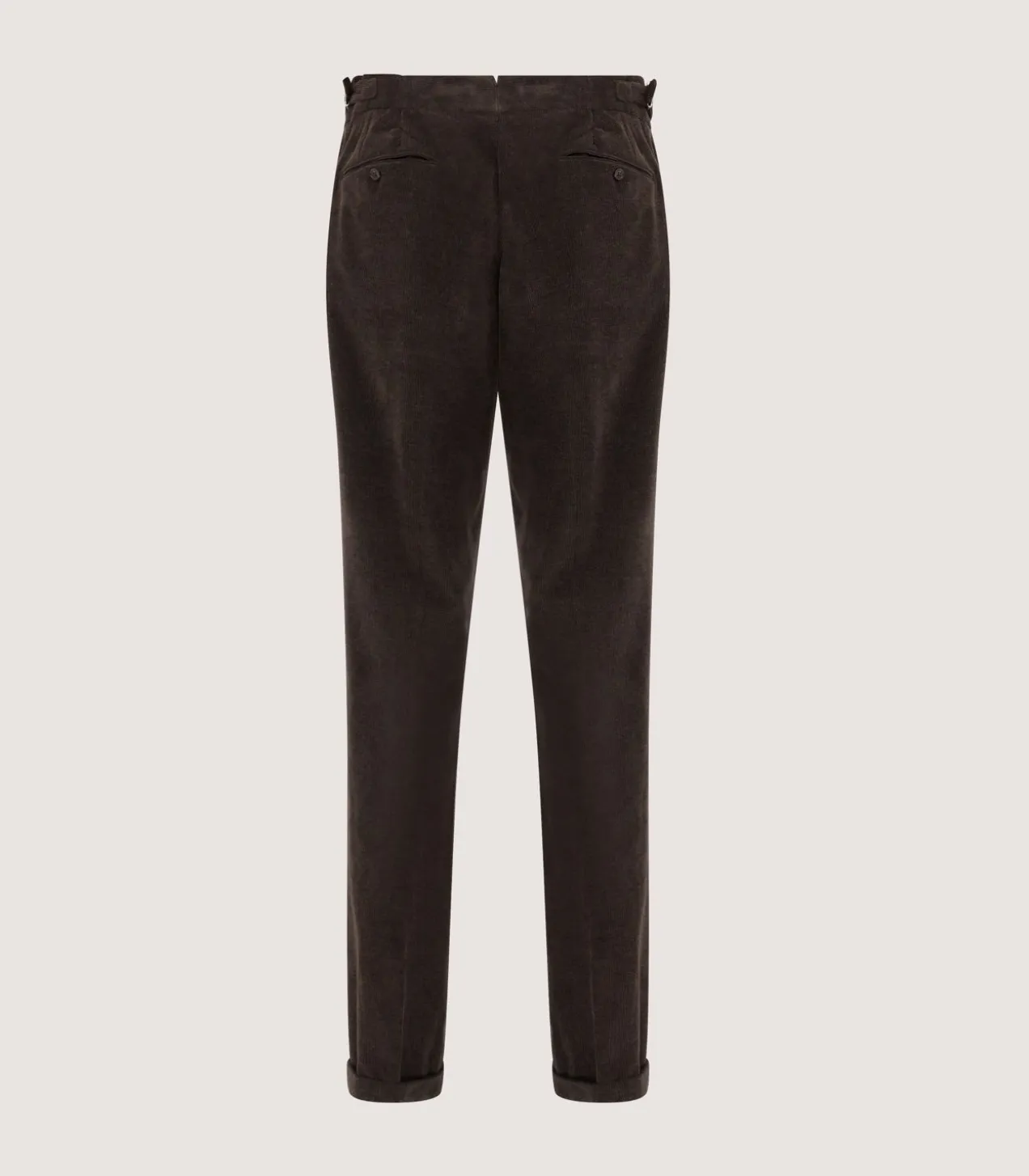 Men'S Side Buckle Trouser In Ebony