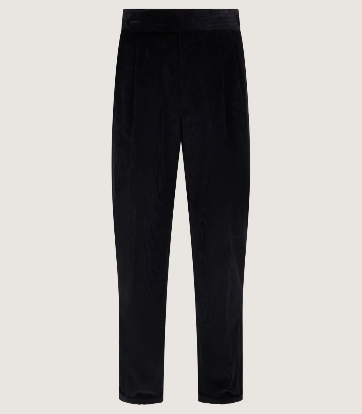 Men'S Side Buckle Trouser In Black