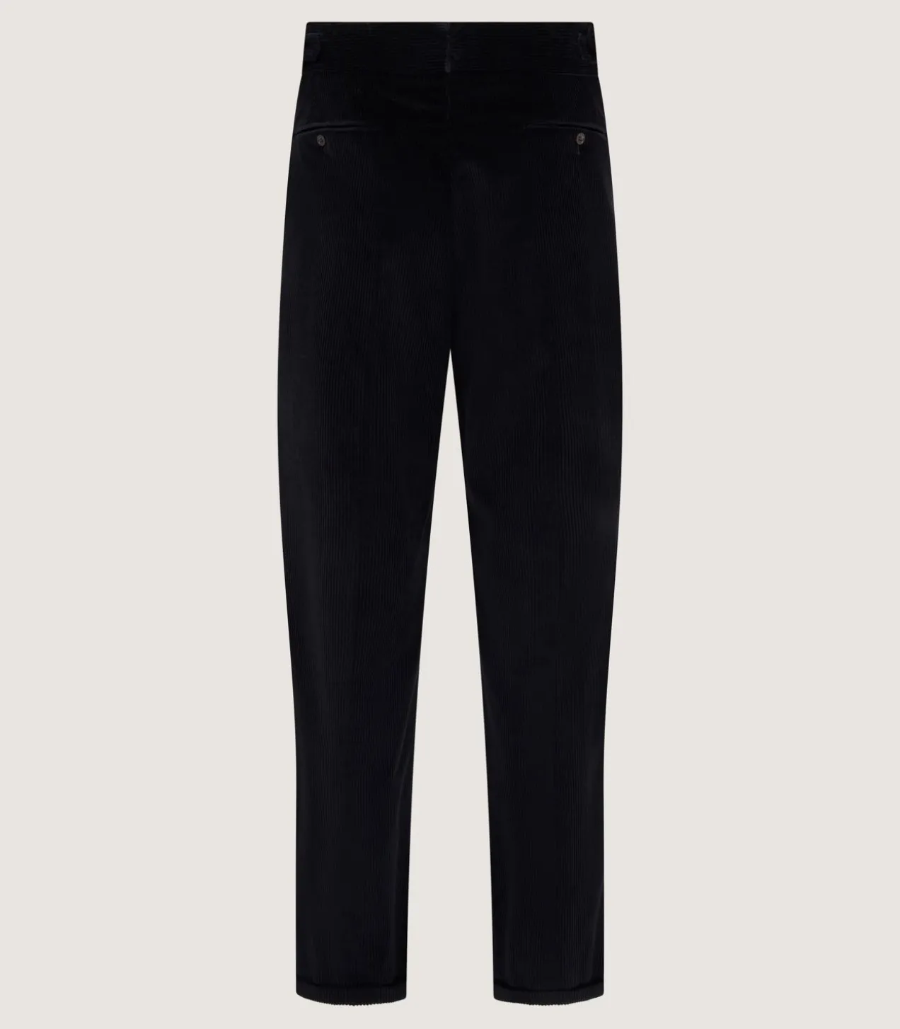Men'S Side Buckle Trouser In Black