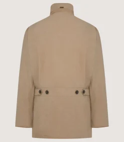 Men'S Summer Dry Wax Field Coat In Taupe