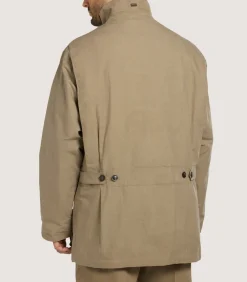 Men'S Summer Dry Wax Field Coat In Taupe