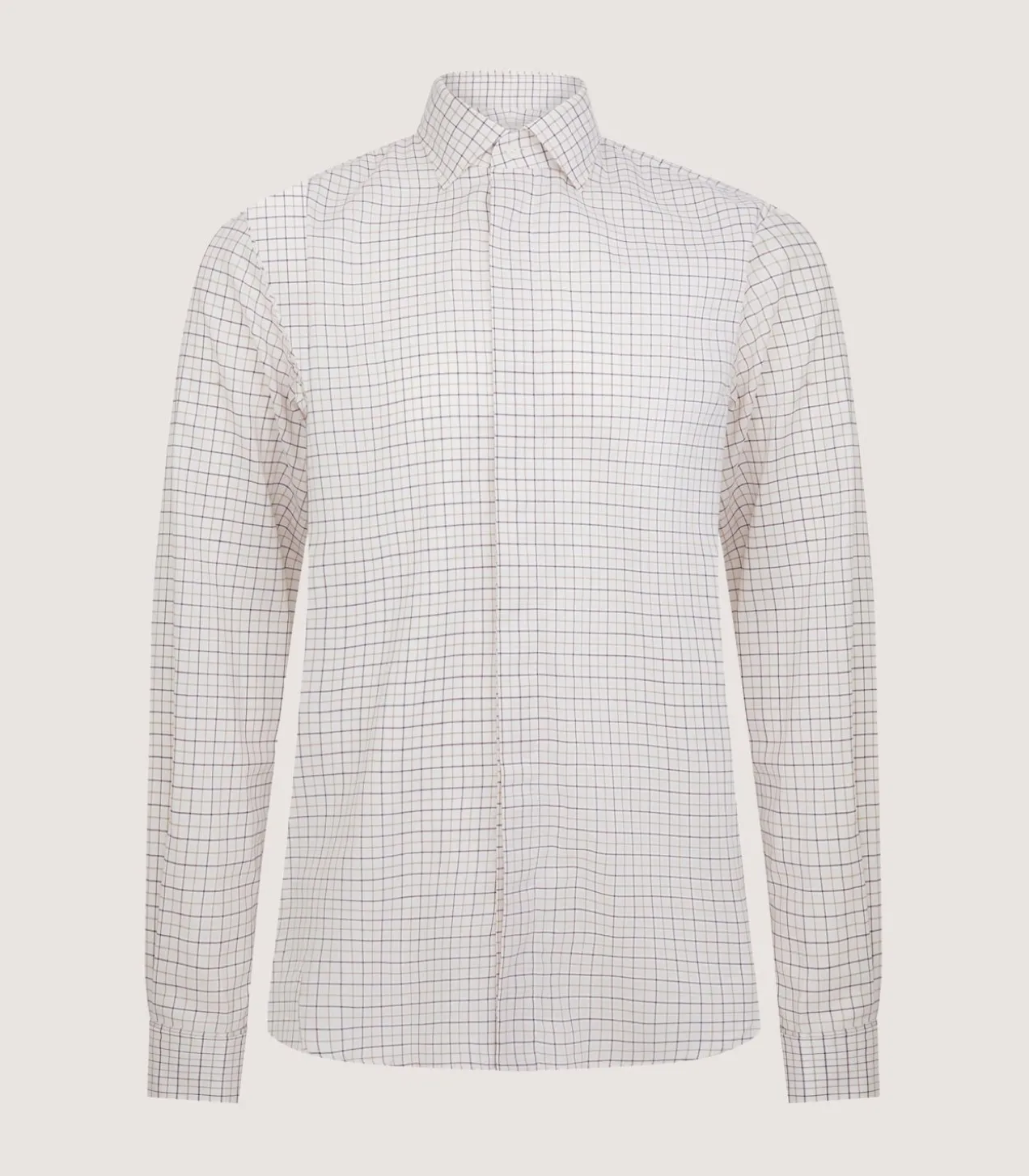 Men'S Summer Sporting Tattersall Double Cuff Shirt