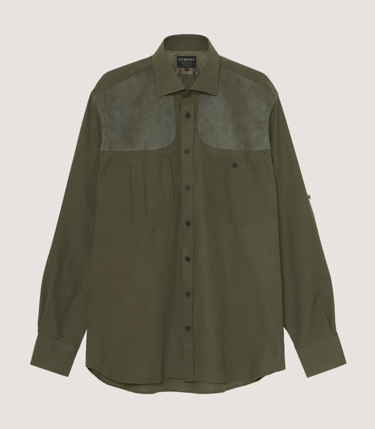 Men'S Technical Sporting Shirt In Khaki Green