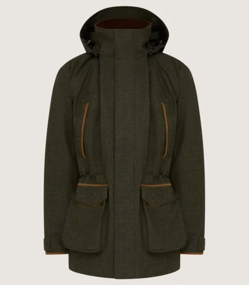 Men'S Technical Tweed Yorkshire Field Coat In Strathbeg