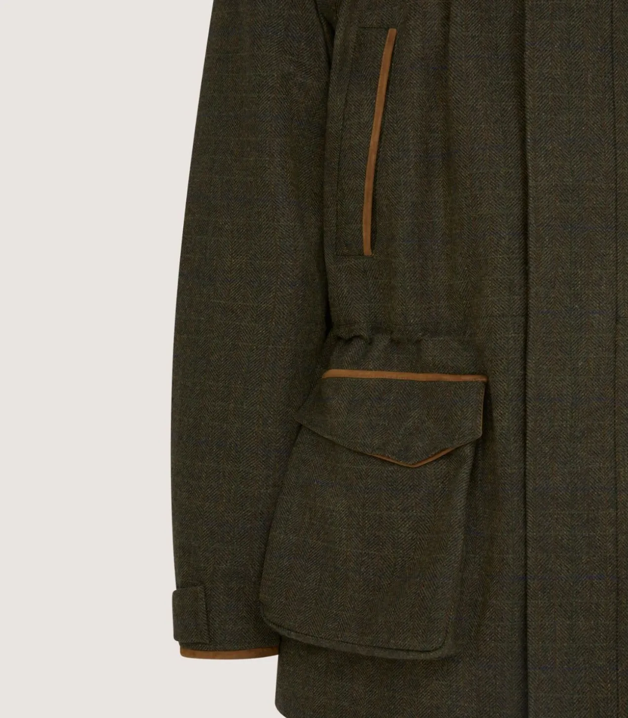 Men'S Technical Tweed Yorkshire Field Coat In Strathbeg