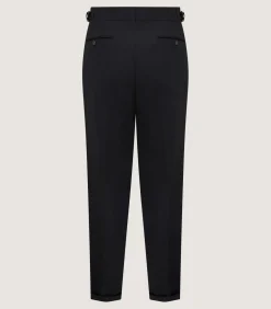Men'S Two Pleat Trouser In Black