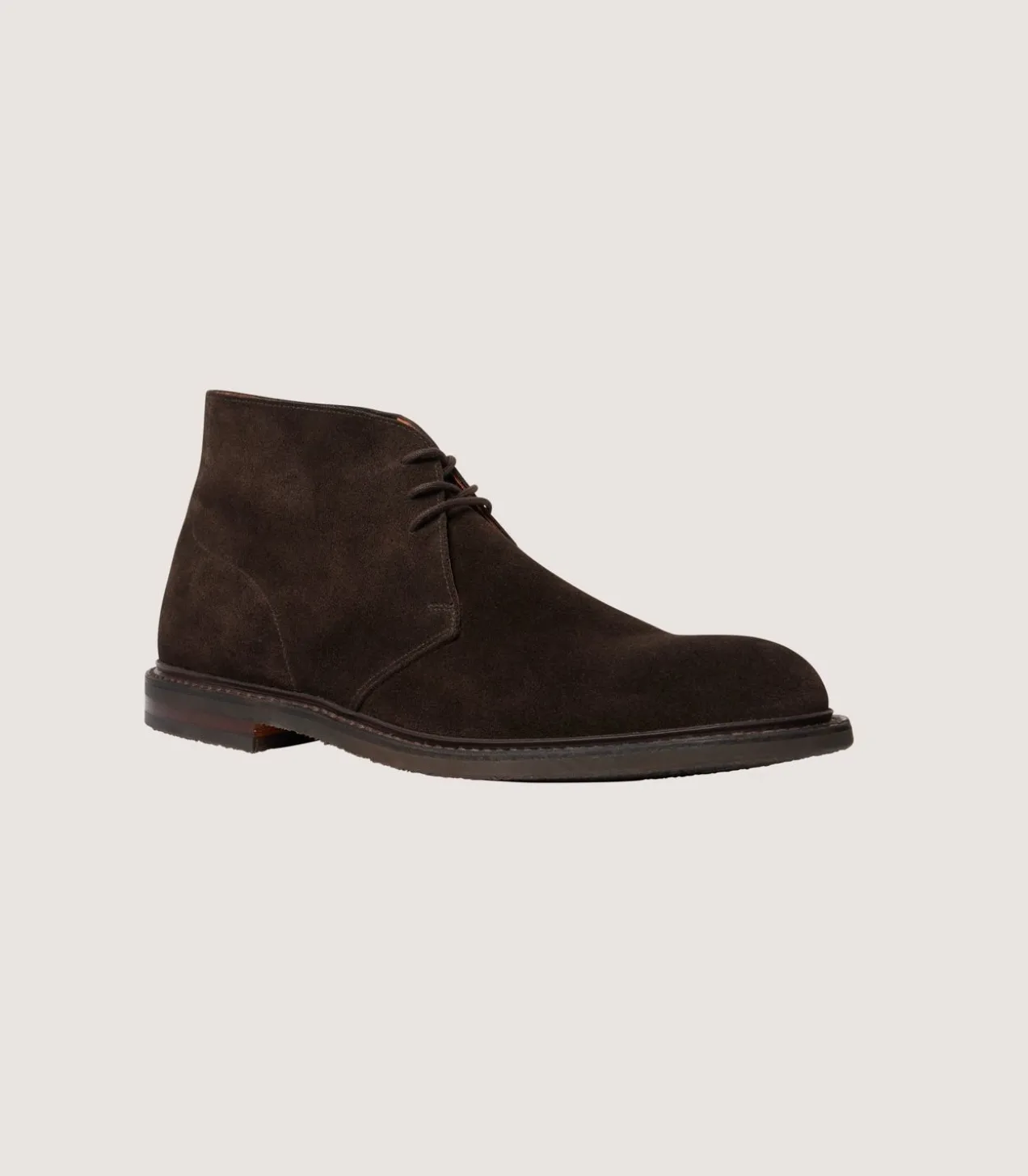 Men'S Unlined Desert Boot Vibram Crepe Rubber Sole