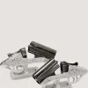 Over-And-Under Silver Cufflinks In Silver