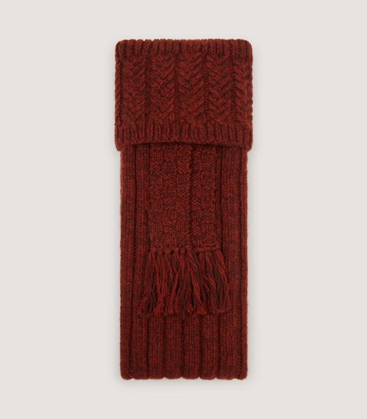 Pendower Cashmere Field Sock In Rust