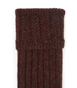 Pendower Cashmere Field Sock In Bracken