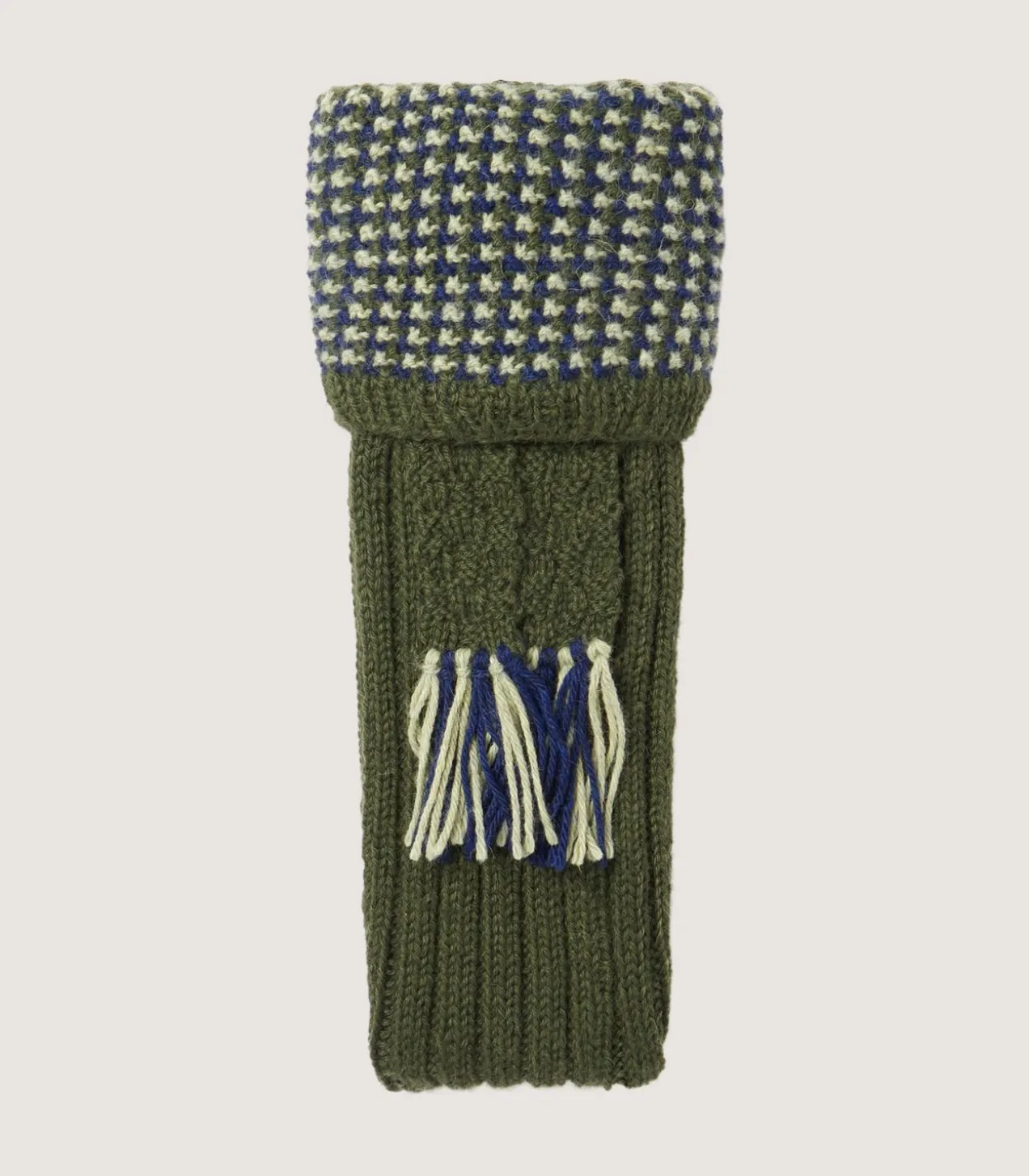 Pentire Alpaca Field Sock In Forest Green