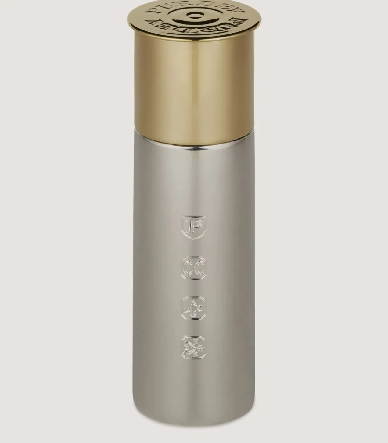 Pewter Cartridge Flask In Steel