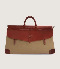 Side-By-Side Weekend Bag In Moss Green