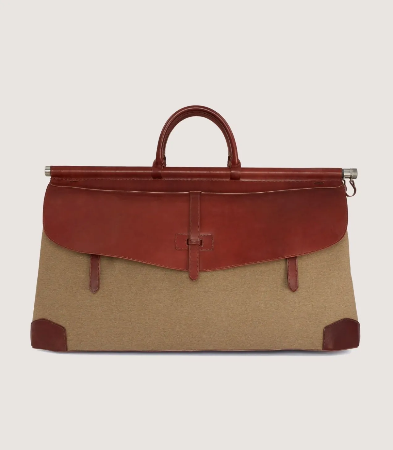 Side-By-Side Weekend Bag In Moss Green