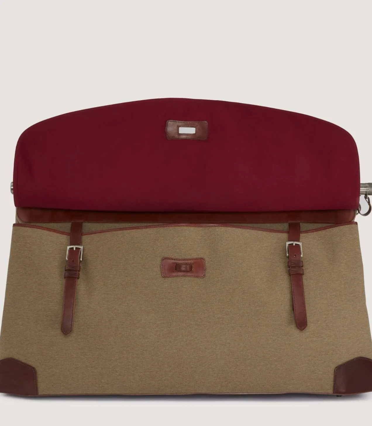 Side-By-Side Weekend Bag In Moss Green