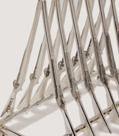 Silver Toast Rack In Silver