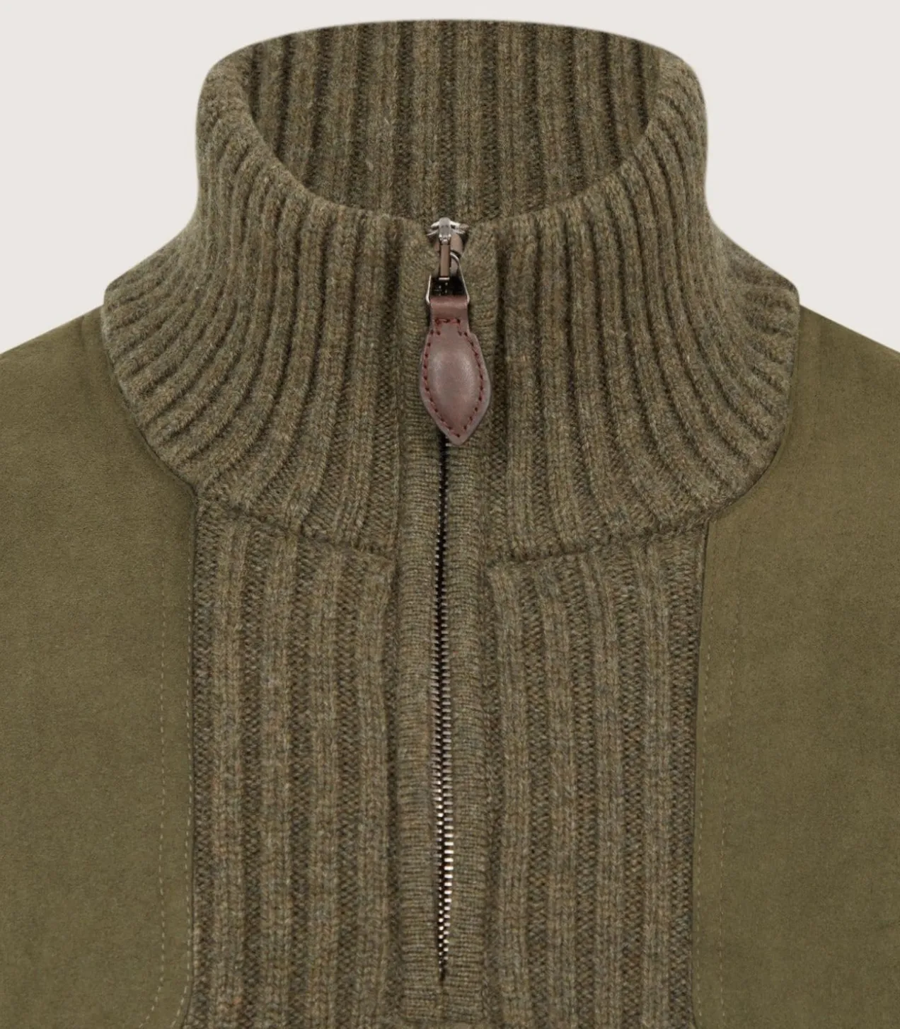 Unisex Quarter Zip Commando Sweater