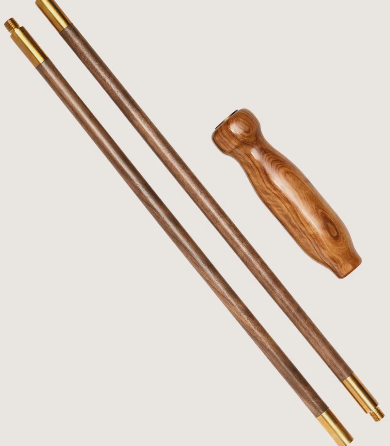Walnut And Olive Cleaning Rod In Walnut